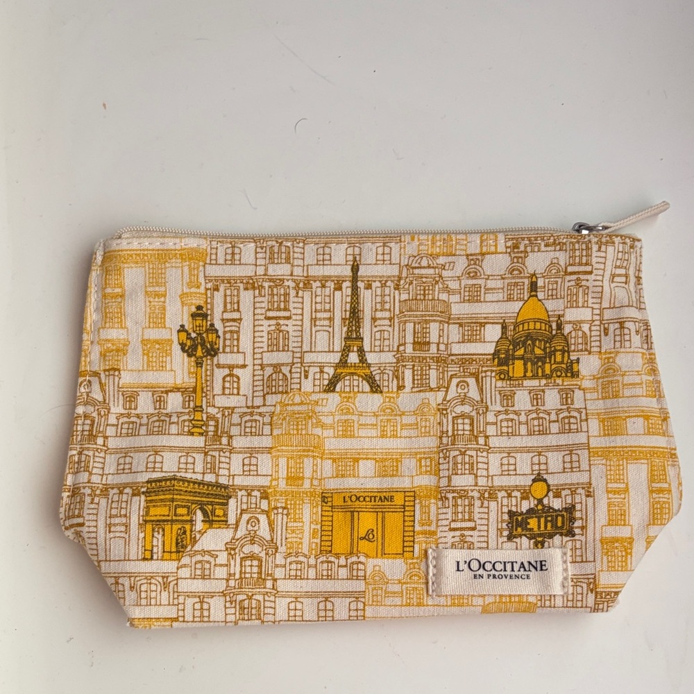 L’Occitane makeup pouch
